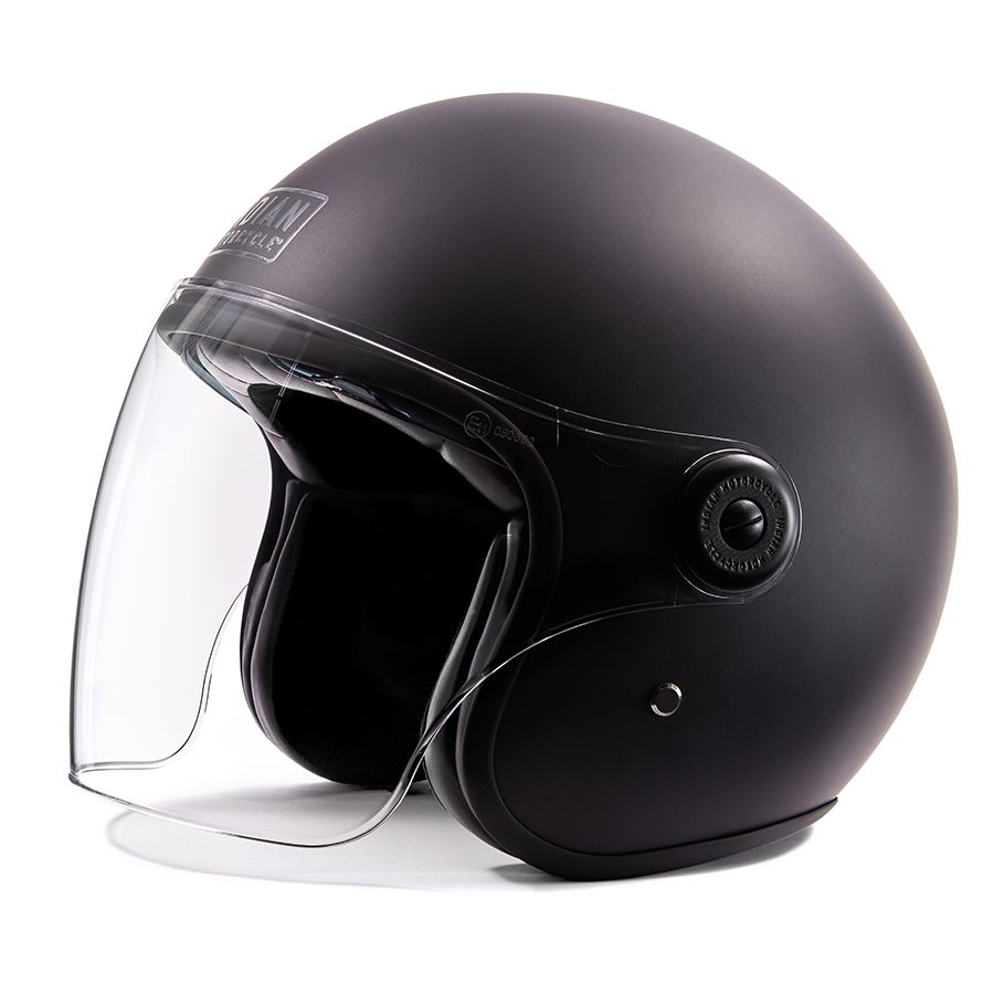 imc matte black jet helmet 8